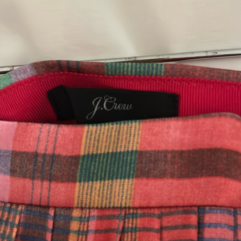 J. crew pleated skirt